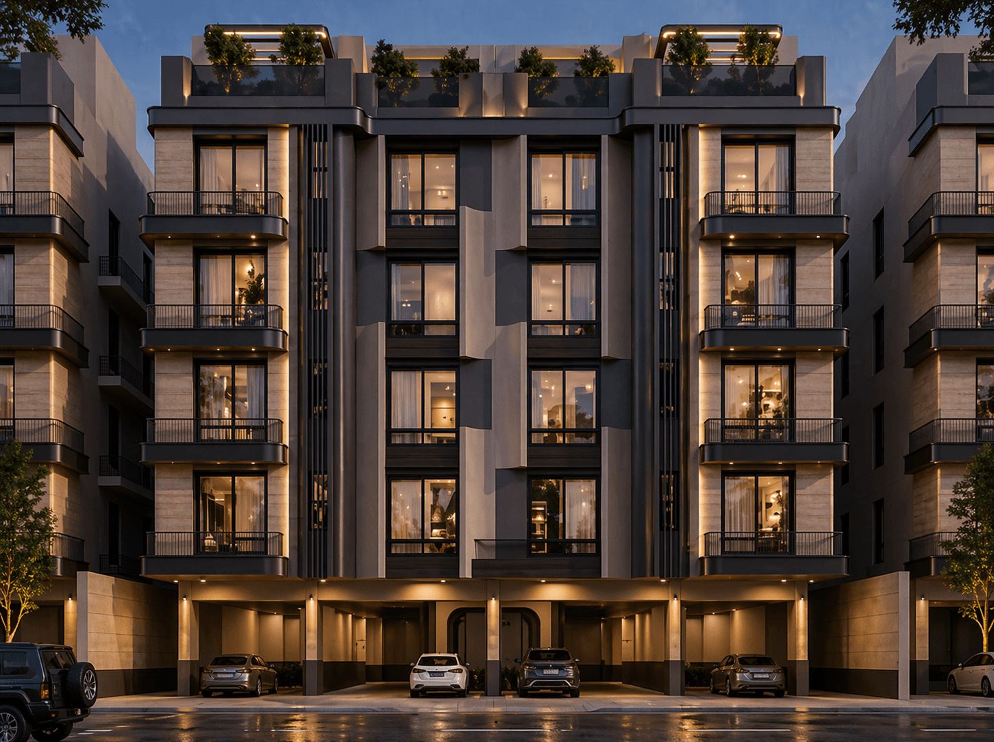 Luxury apartments for sale in Al Yaqoot district Jeddah