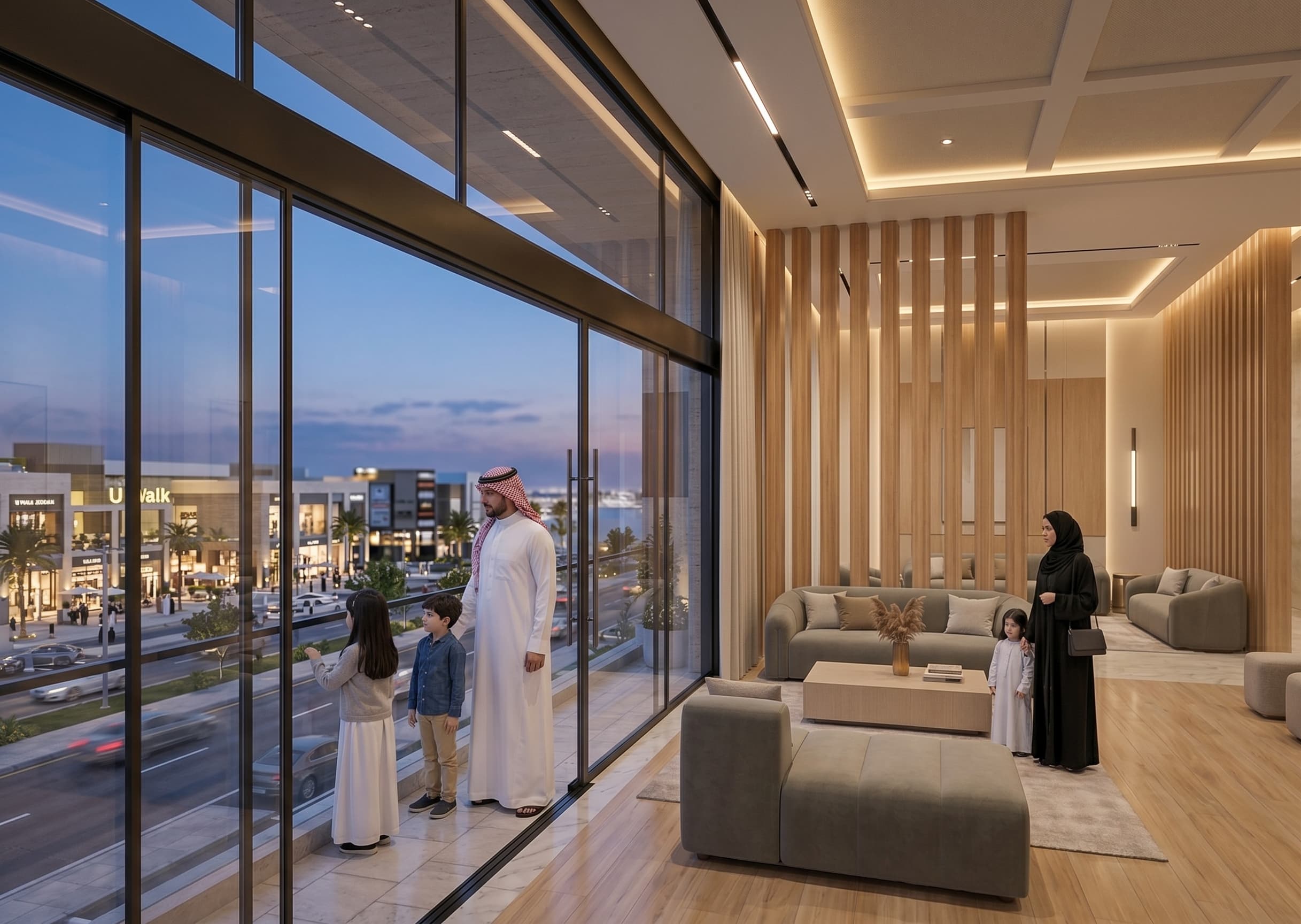 Taameer 51 Apartment (Rear View) Featuring Smart Home Technology