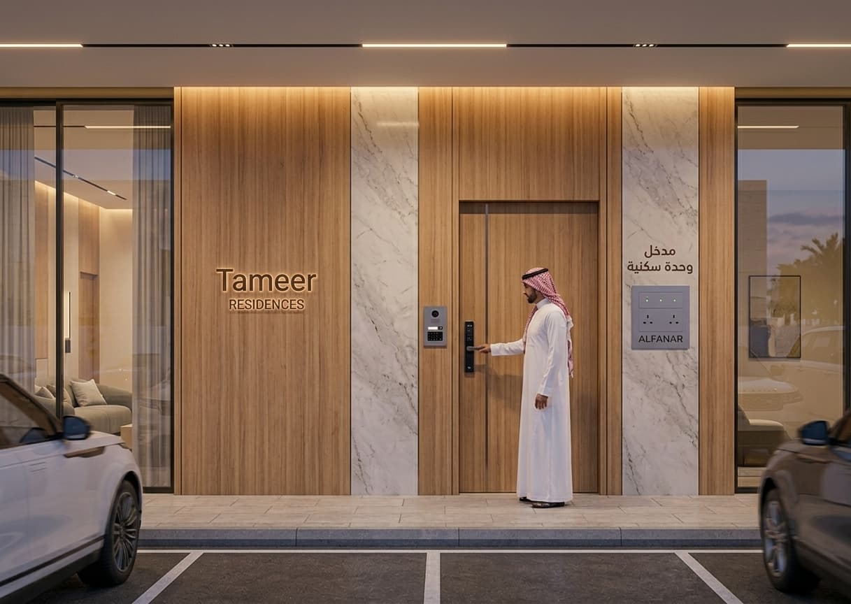 Experience smart luxury at Taameer 51: a front-facing apartment